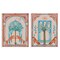 Stupell Industries Doorway Cheetah Palms 2 pc Canvas Wall Art Set Design by Melissa Wang